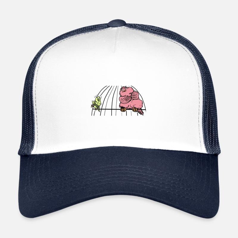 New friends? - Trucker Cap - white/navy