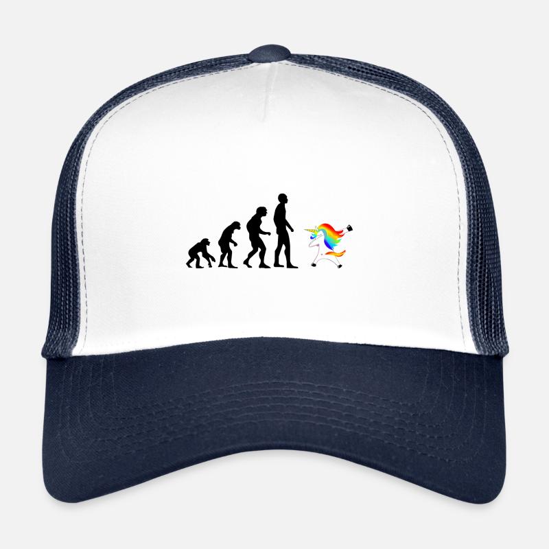 Evolution Dab Dabbing Einhorn Unicorn Trucker Cap