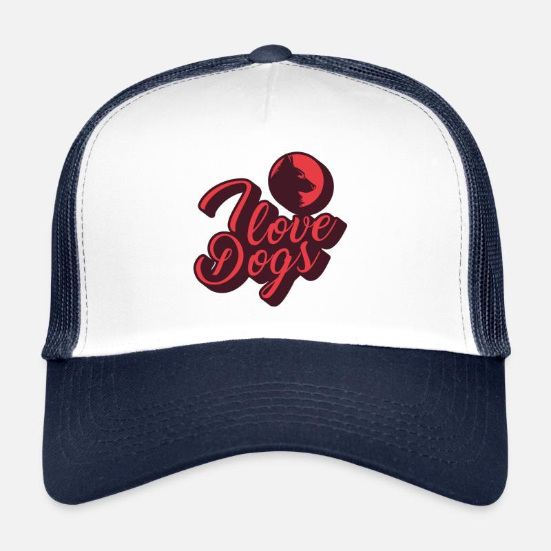 Ich liebe Hunde Trucker Cap