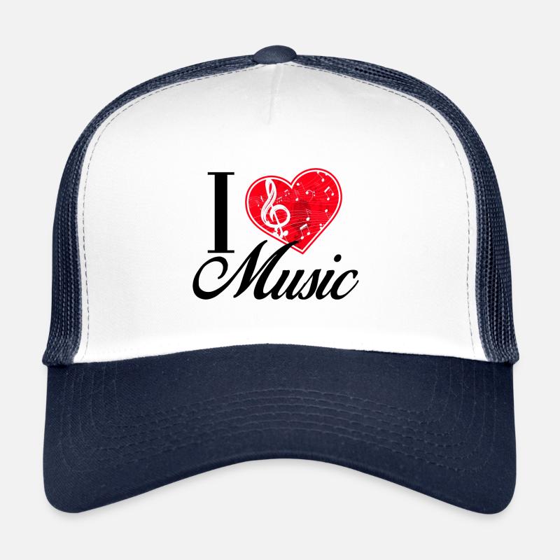 I liebe Musik Trucker Cap