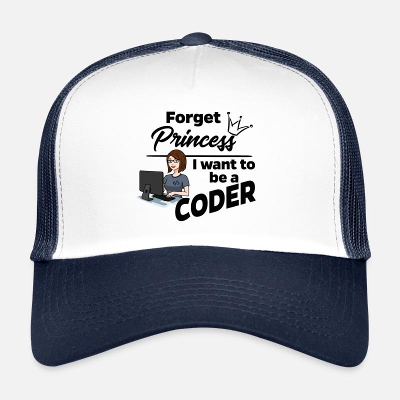 Programmeur au lieu de princesse Casquette trucker 