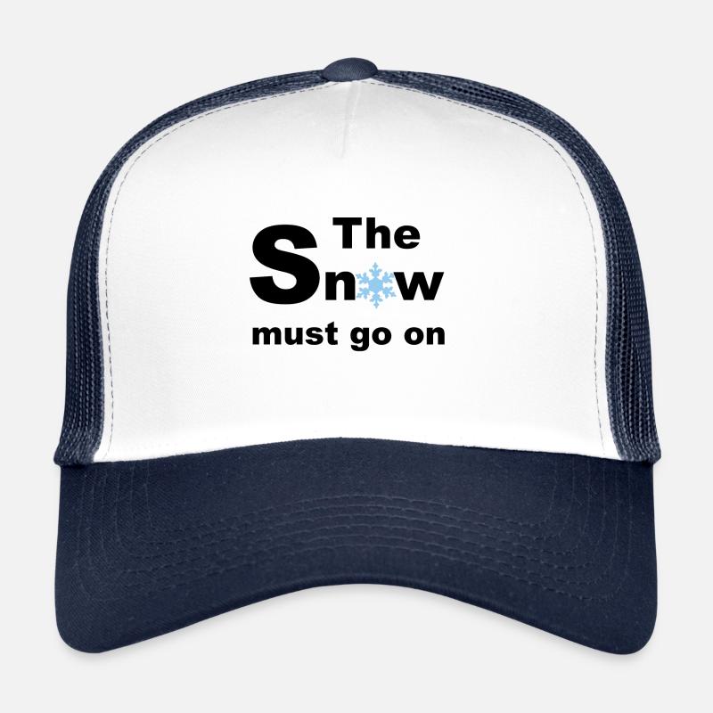 La neige doit continuer... Casquette trucker 