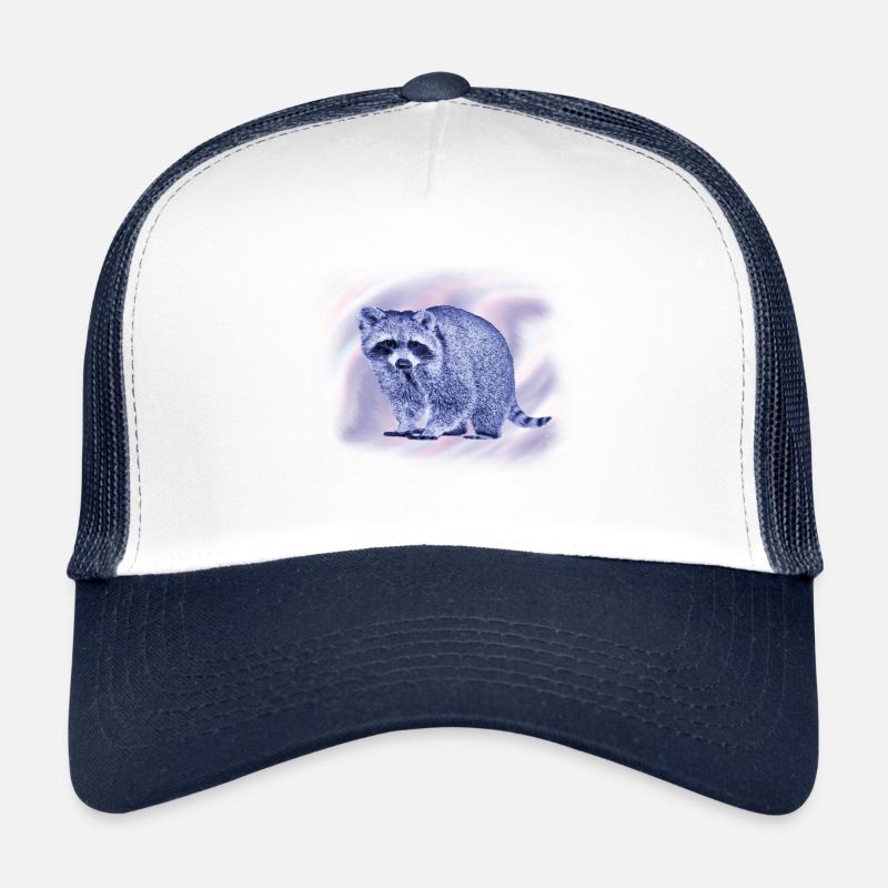 raton laveur au design harmonieux Casquette trucker 