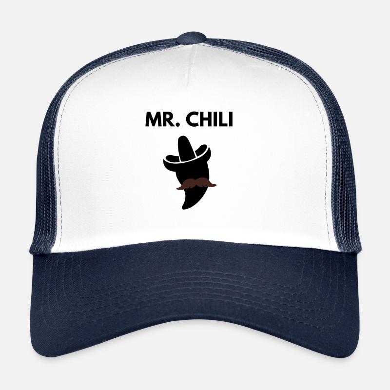 mr chili - Trucker Cap - Weiß/Navy