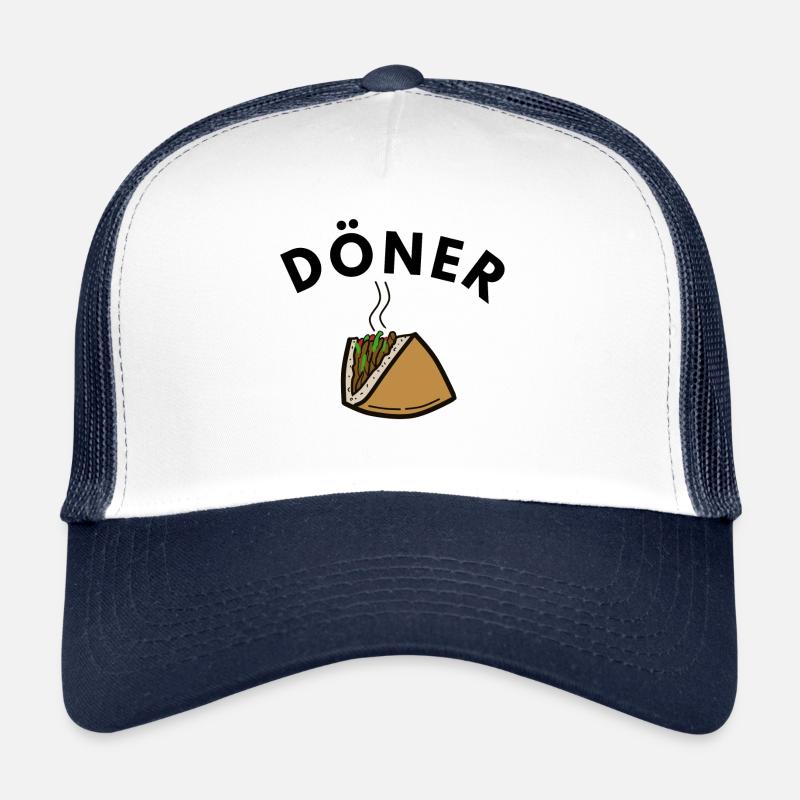 DÖNER DÖNER - Trucker Cap - Weiß/Navy