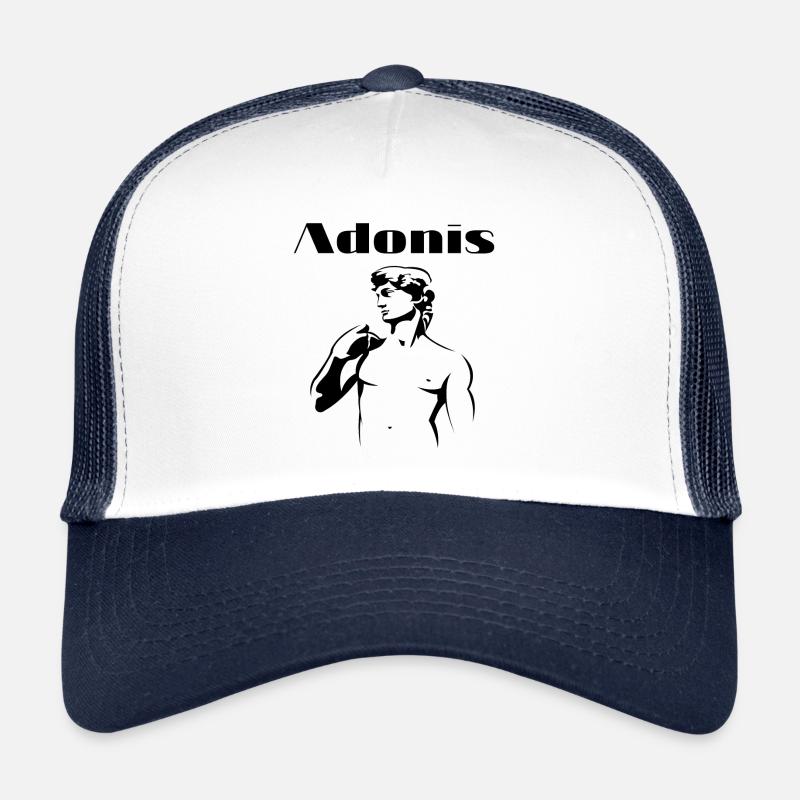 Adonis - Trucker Cap - Weiß/Navy