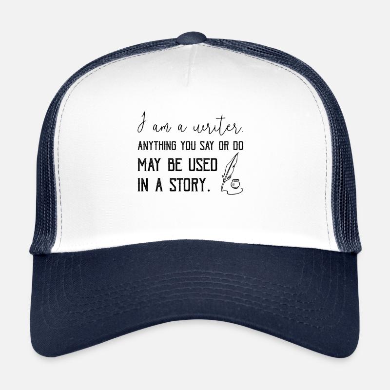 0266 writer | Author | Book | history Trucker Cap