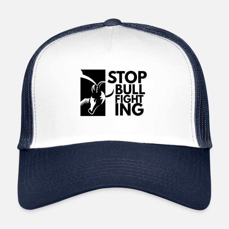 Arrêtez les corridas Casquette trucker 