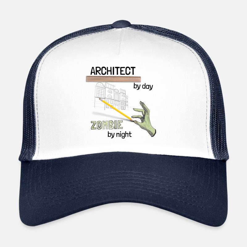 Architecte - Zombie by night Casquette trucker 