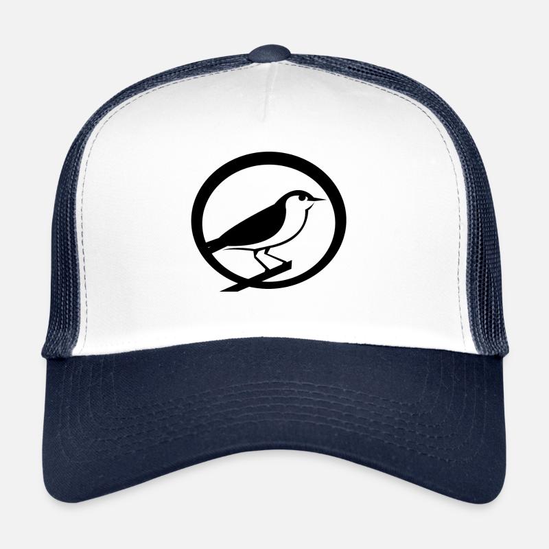Vogel - Trucker Cap - Weiß/Navy