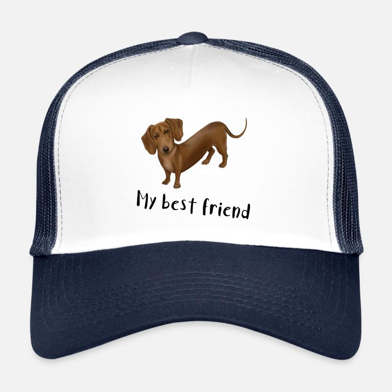 Hund - Dackel ist mein bester Freund Trucker Cap