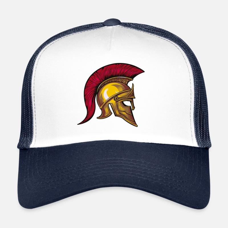 symbole de casque spartiate Casquette trucker 