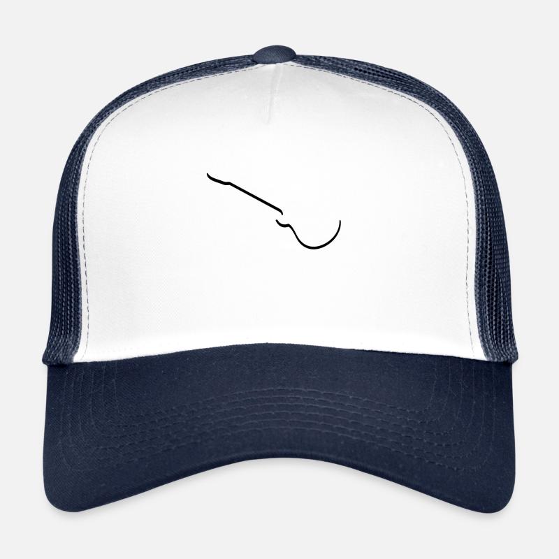 Electric guitar - Trucker Cap - white/navy