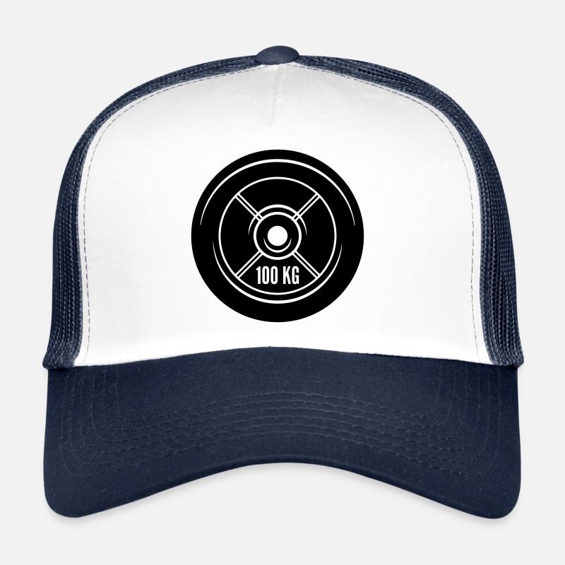 poids d'icône haltère Casquette trucker 