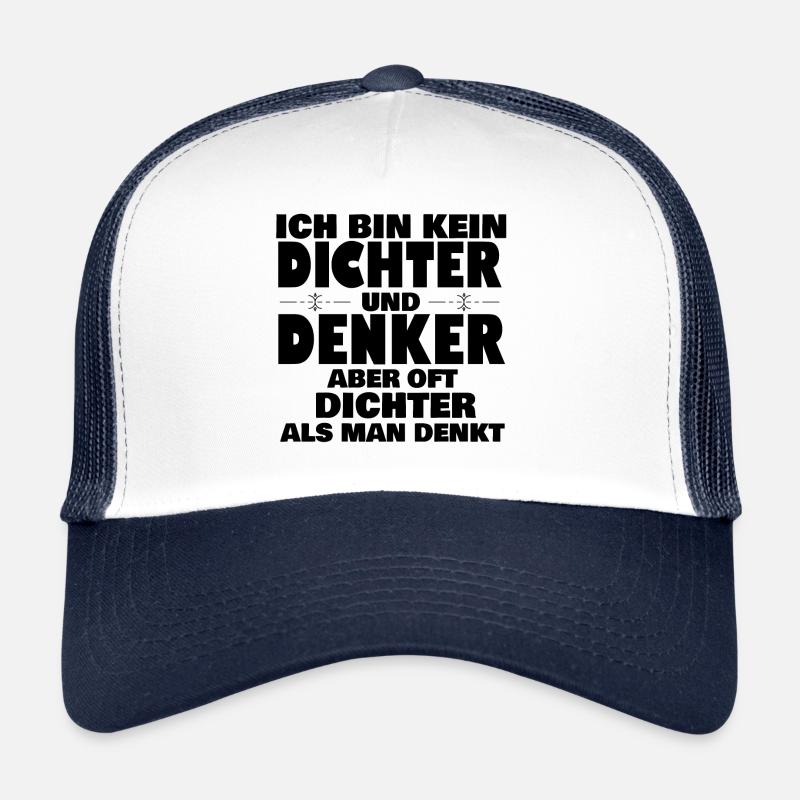 ICH BIN KEIN DICHTER Trucker Cap