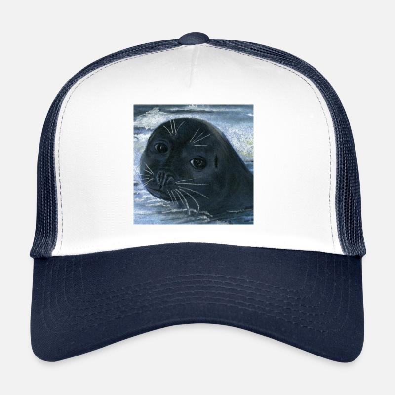 phoque animal marin Casquette trucker 