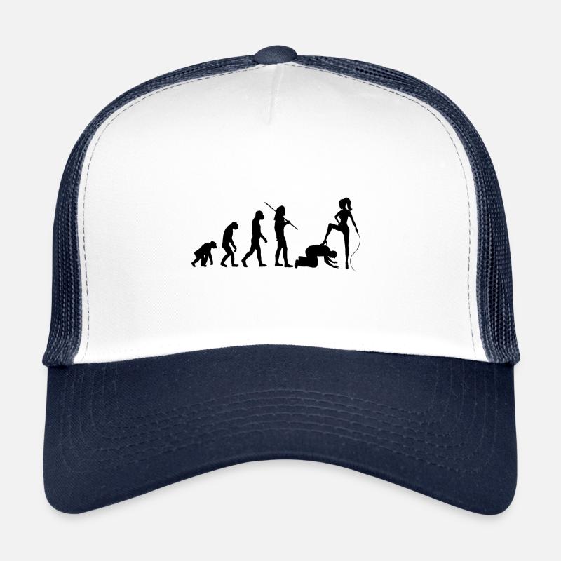 Evolution - dominatrix and slave Trucker Cap