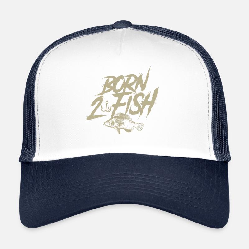Born to fish fish Trucker Cap
