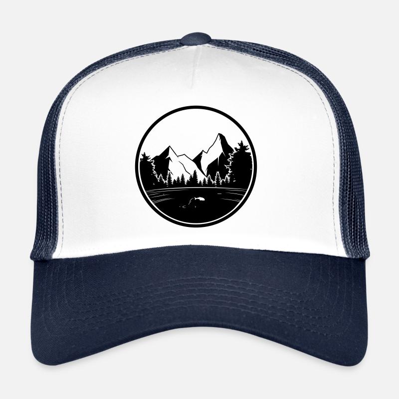 berge natur logo wald Trucker Cap