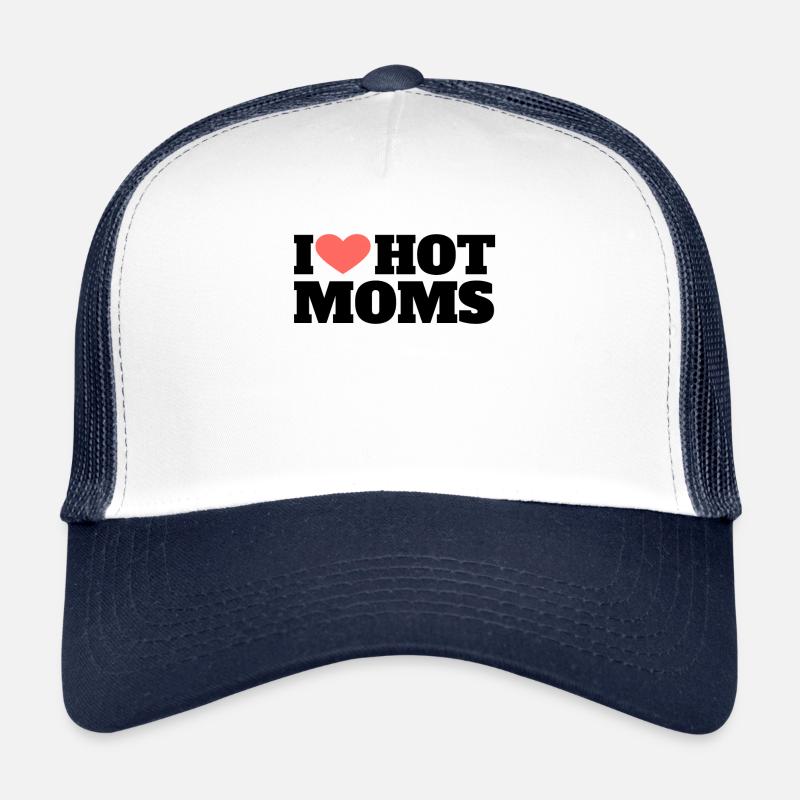 j'aime les mamans chaudes Casquette trucker 