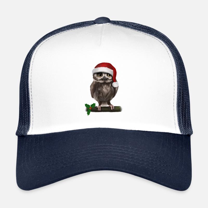 Weihnachten Uhu Eule - Bored Trucker Cap