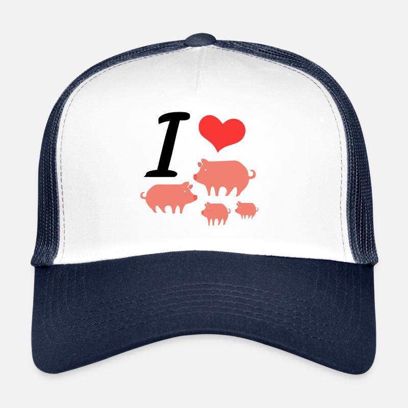 I LOVE PIGS Casquette trucker 