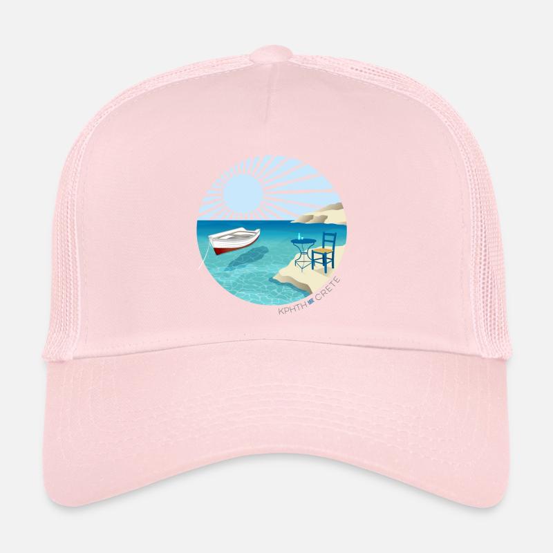 I ♥ Crete / Pause à la mer Casquette trucker 
