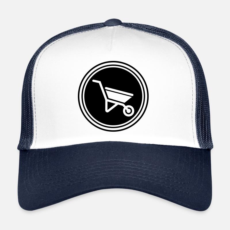 Symbole de brouette Casquette trucker 
