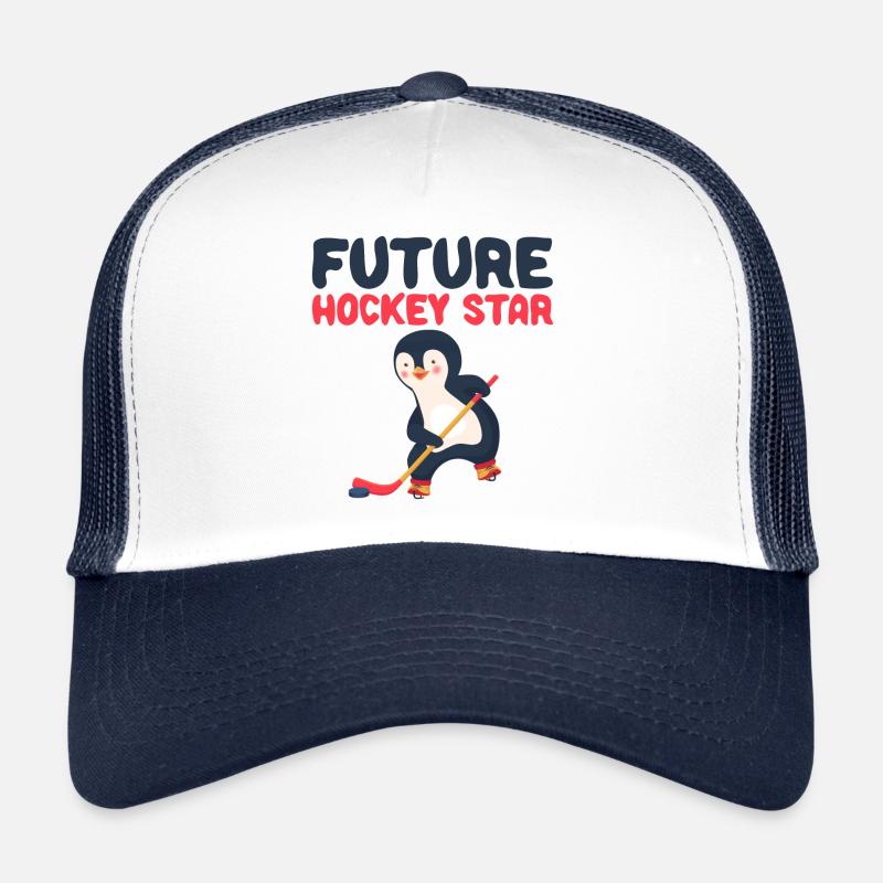 Future Hockey Star Eishockeyspieler Baby Junge Trucker Cap