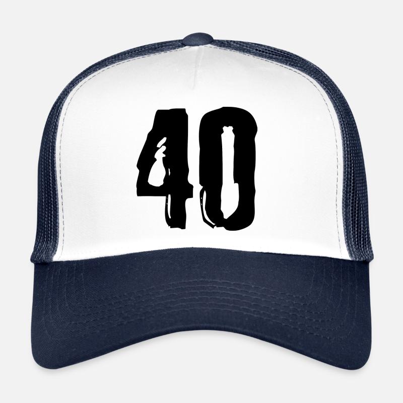 40 Zahl Trikot Trucker Cap
