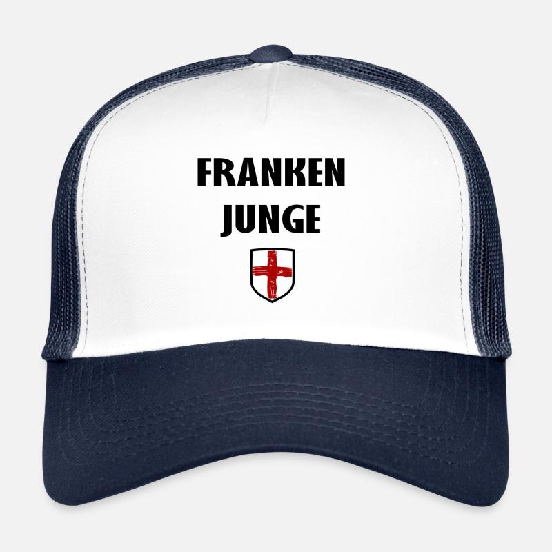 Frankenjunge - Trucker Cap - Weiß/Navy