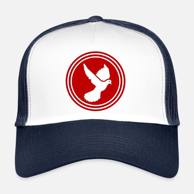 Symbole de la colombe Casquette trucker 