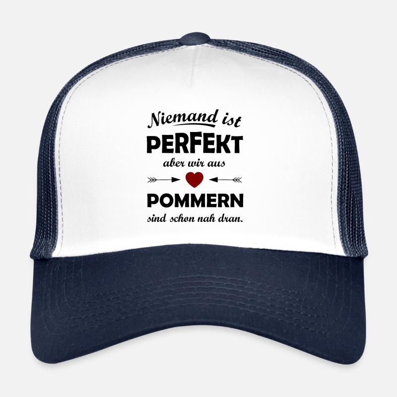 Die Leute aus Pommern - Trucker Cap - Weiß/Navy