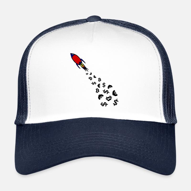 Bitcoin and Dollars Trucker Cap