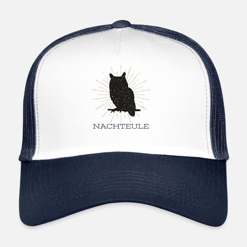 nACHTEULe - Trucker Cap - Weiß/Navy