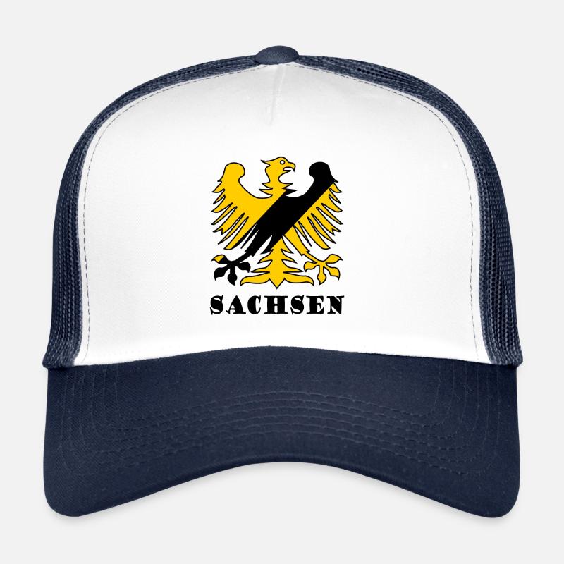 Die Sachsen im Osten - Trucker Cap - Weiß/Navy