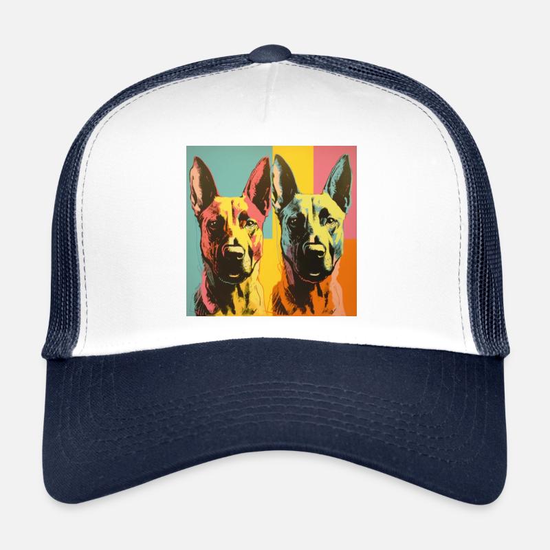 Belgian Shepherd POP ART 2 Trucker Cap