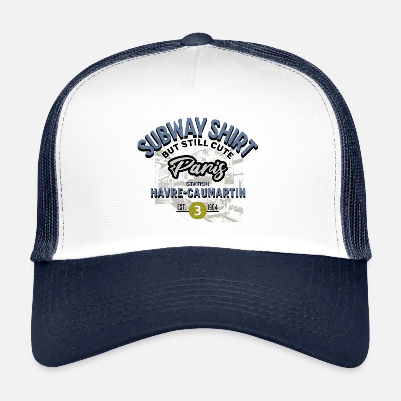 U-Bahn-Hemd Paris Havre Caumartin L3 3 Trucker Cap
