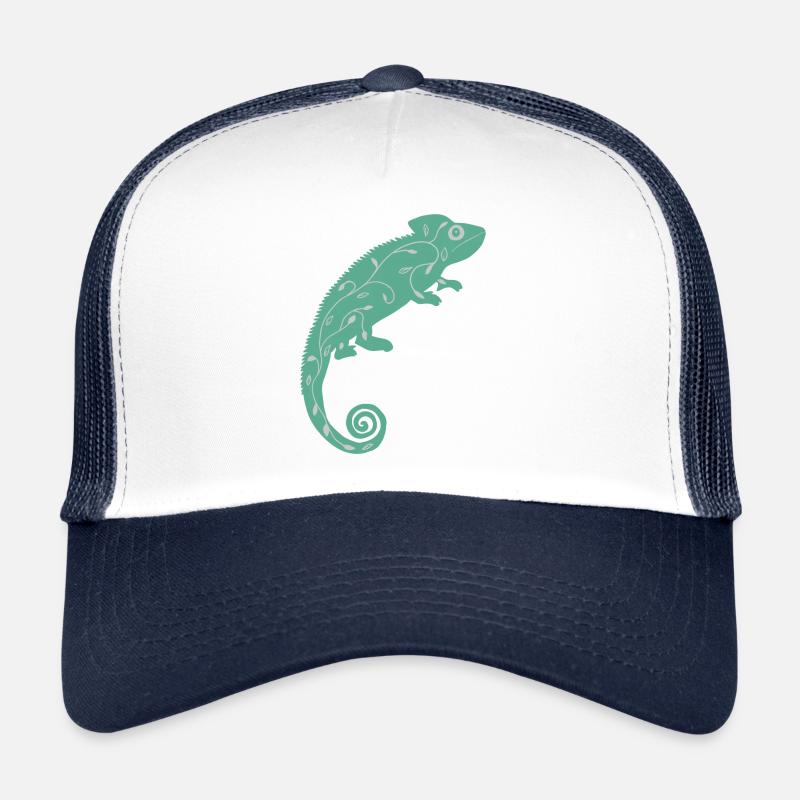 Green Chameleon Trucker Cap