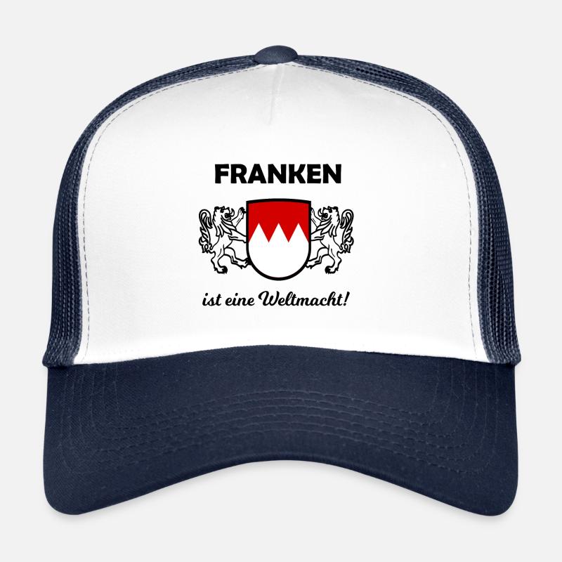Die Franken kommen - Trucker Cap - Weiß/Navy