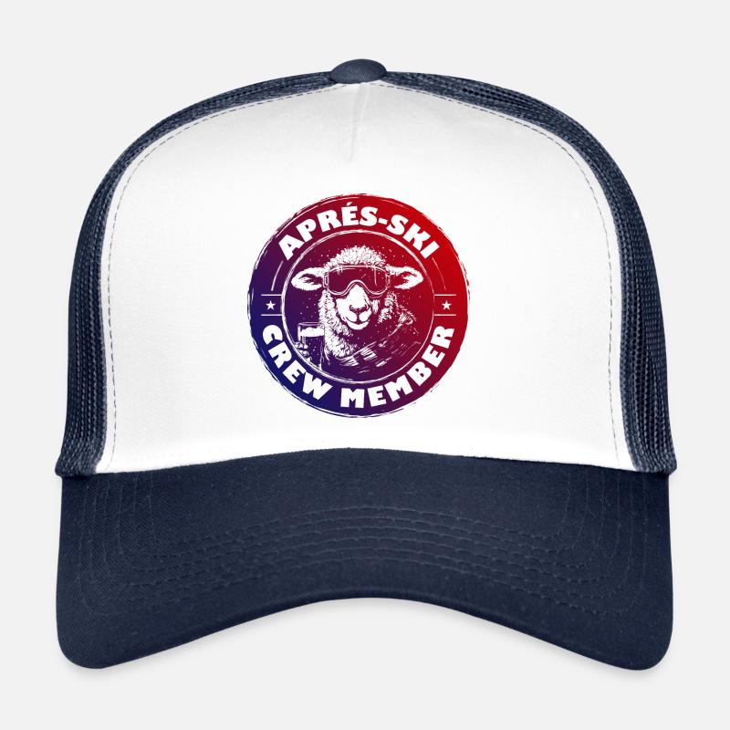 Sheep Après Ski Team Saying Colorful Trucker Cap