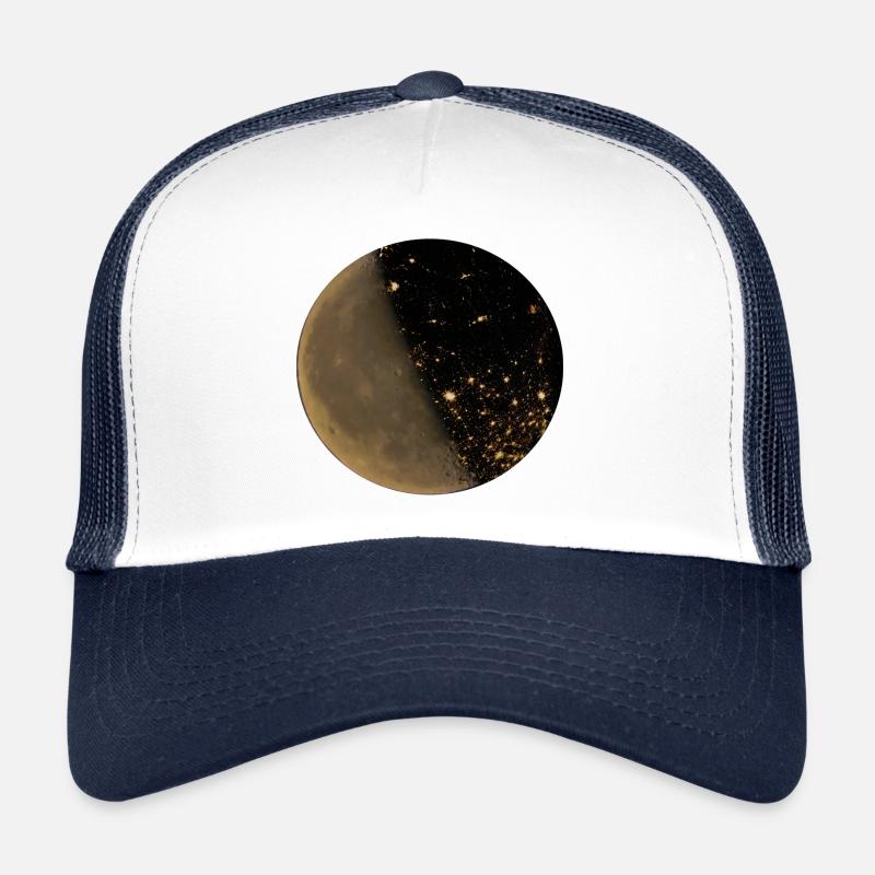 Mooncitys - Trucker Cap - white/navy