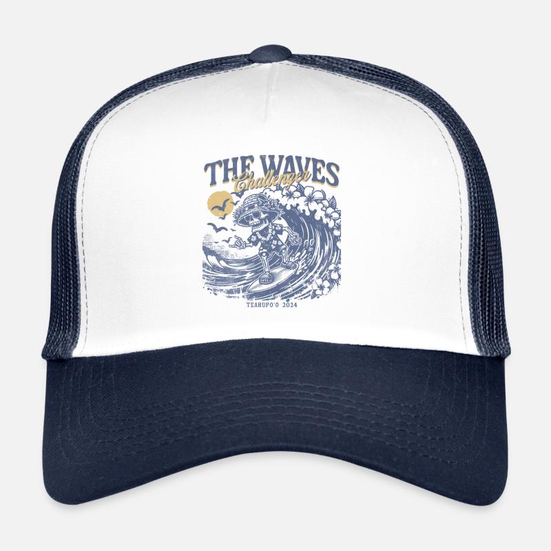 Teahupoo Tahiti The Waves Challenger Casquette trucker 
