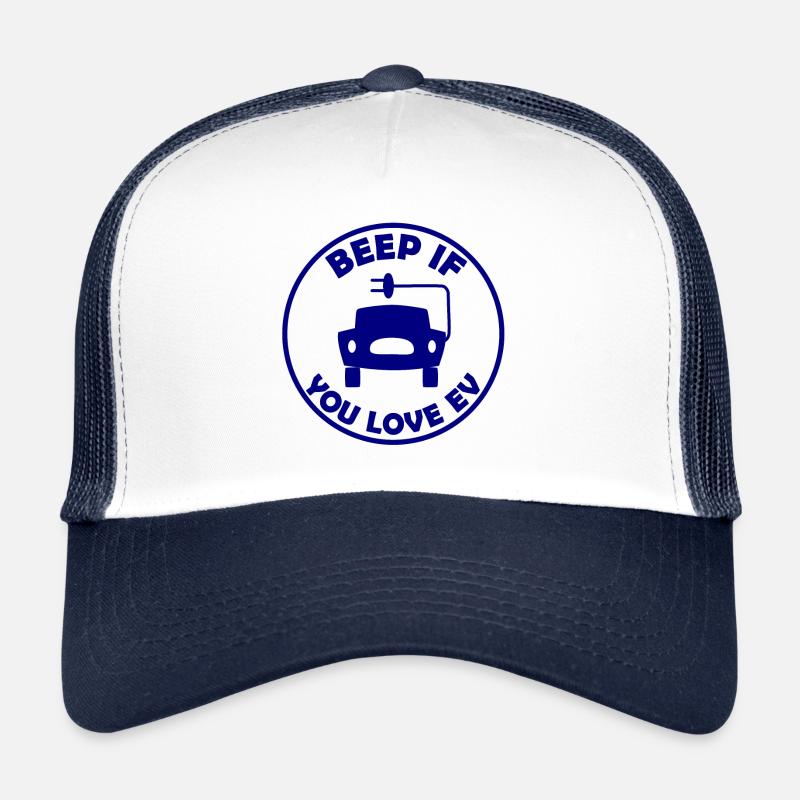 Conduire une voiture électrique Casquette trucker 