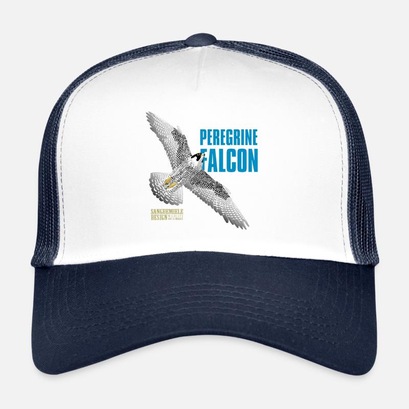 Faucon pèlerin - Casquette trucker  - blanc/marine