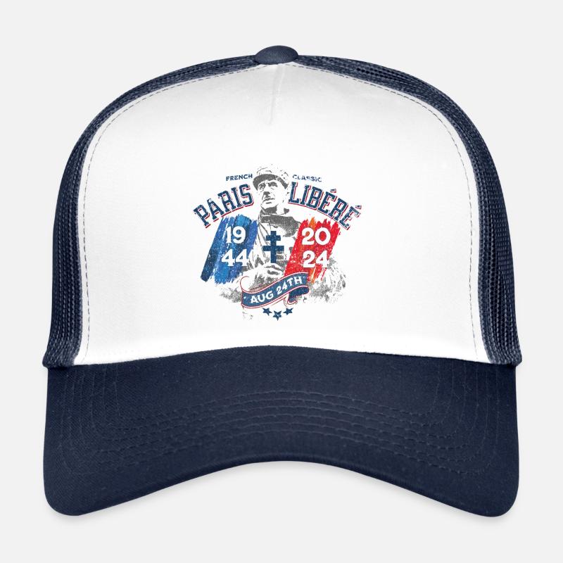 1944 2024 Paris libéré 80th anniversary Casquette trucker 