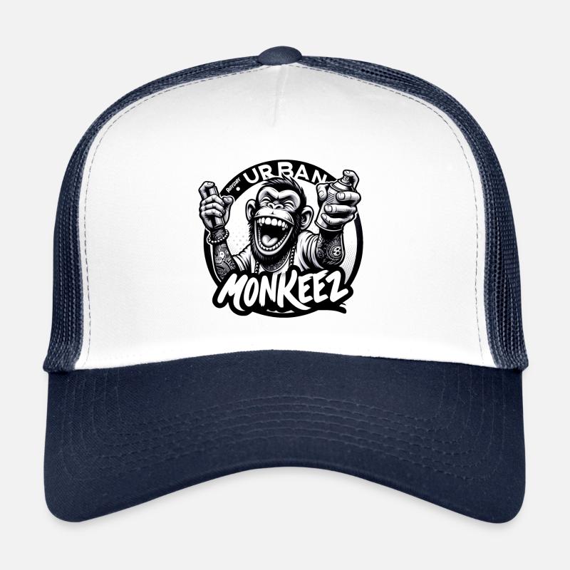 Urban Monkeez Smiling Monkey Pulvérisateur - raffstaff ® Casquette trucker 