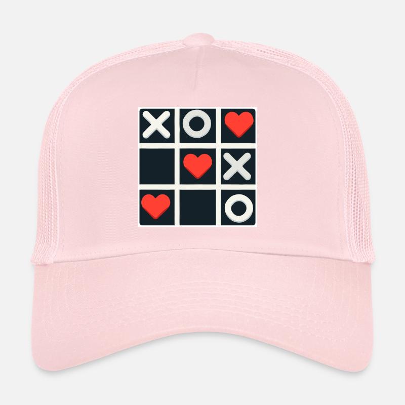 Tic Tac Toe Love Wins Trucker Cap