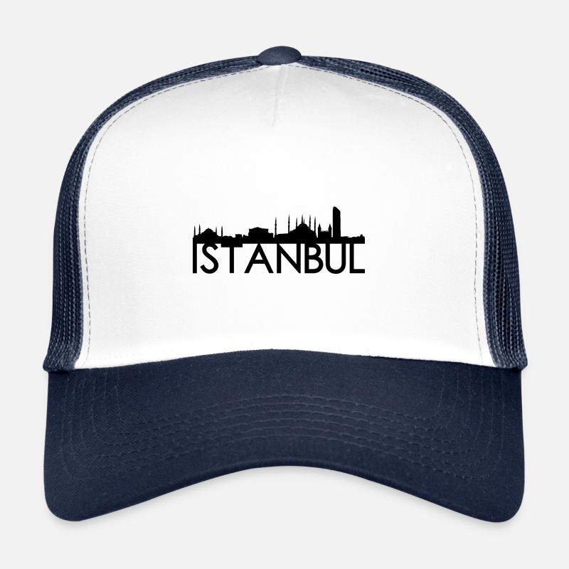Istanbul Turkey Skyline Gift Idea Trucker Cap