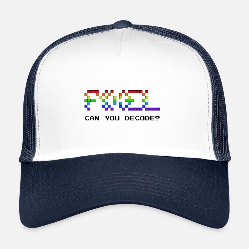 Kannst du dekodieren? Trucker Cap